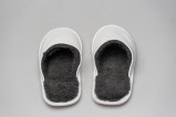 slippers with black wool